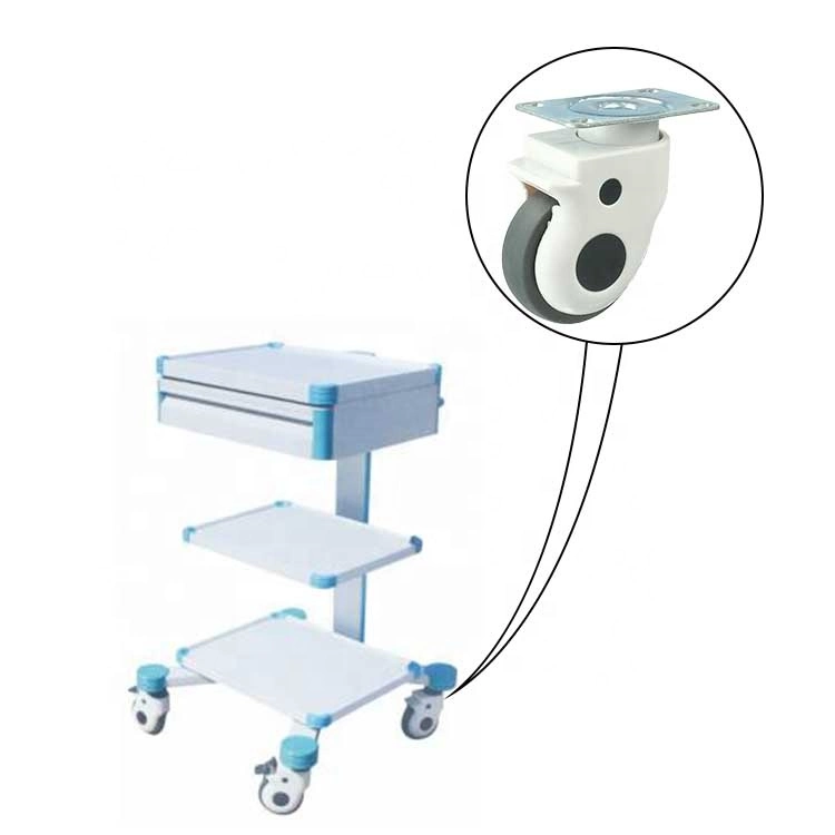 Wholesale 125mm TPR Pivoting Hospital Beds Wheels Medical Swivel Caster with Lock