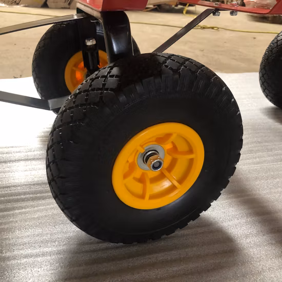 200X50 Räder Reifen & Zubehör Pneumatisches Werkzeugwagenrad aus Gummi